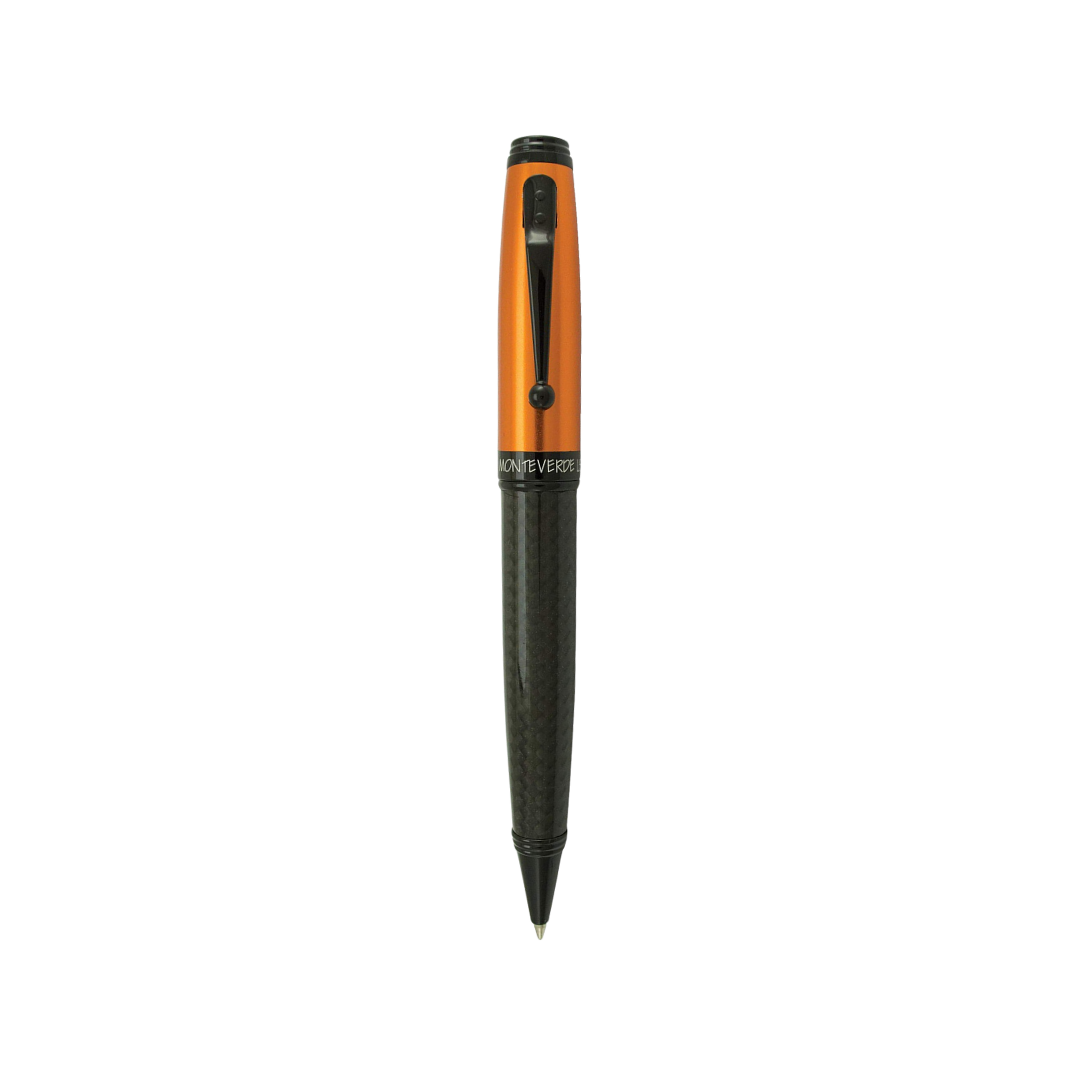 Monteverde Invincia Ballpoint Orange Anodized — Monteverde ballpoint pen — reliable smooth-writing everyday pen, at Cityluxe Singapore