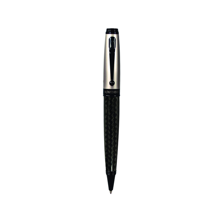 Monteverde Invincia Titanium Ballpoint — uncapped with cap posted