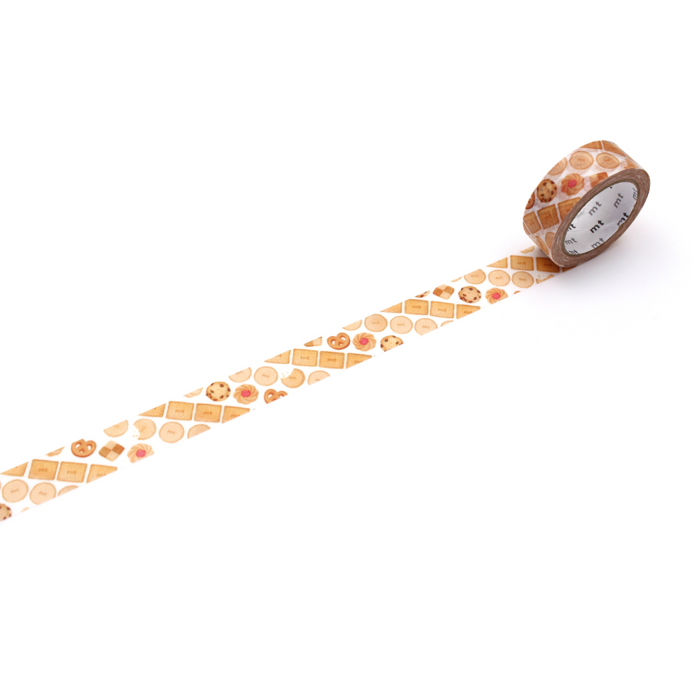 Mt x Maruichikyu Washi Tape - Cookie Stripe — pattern detail