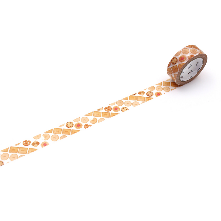 Mt x Maruichikyu Washi Tape - Cookie Stripe — pattern detail