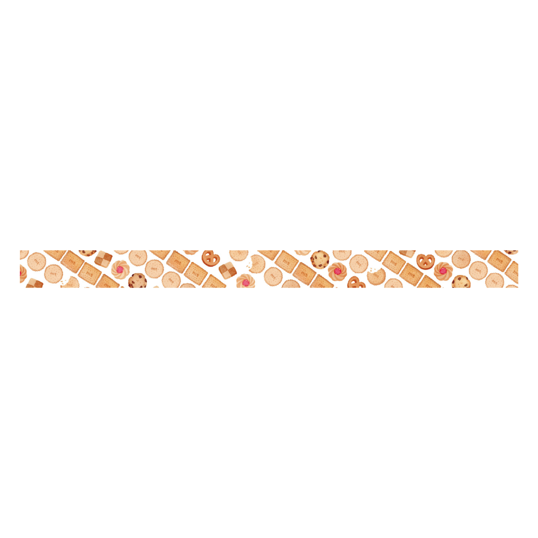 Mt x Maruichikyu Washi Tape - Cookie Stripe — with packaging