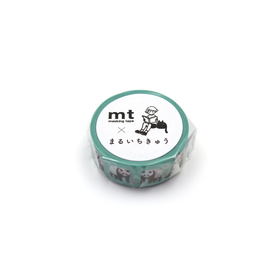 Mt x Maruichikyu Washi Tape - Panda — applied on surface