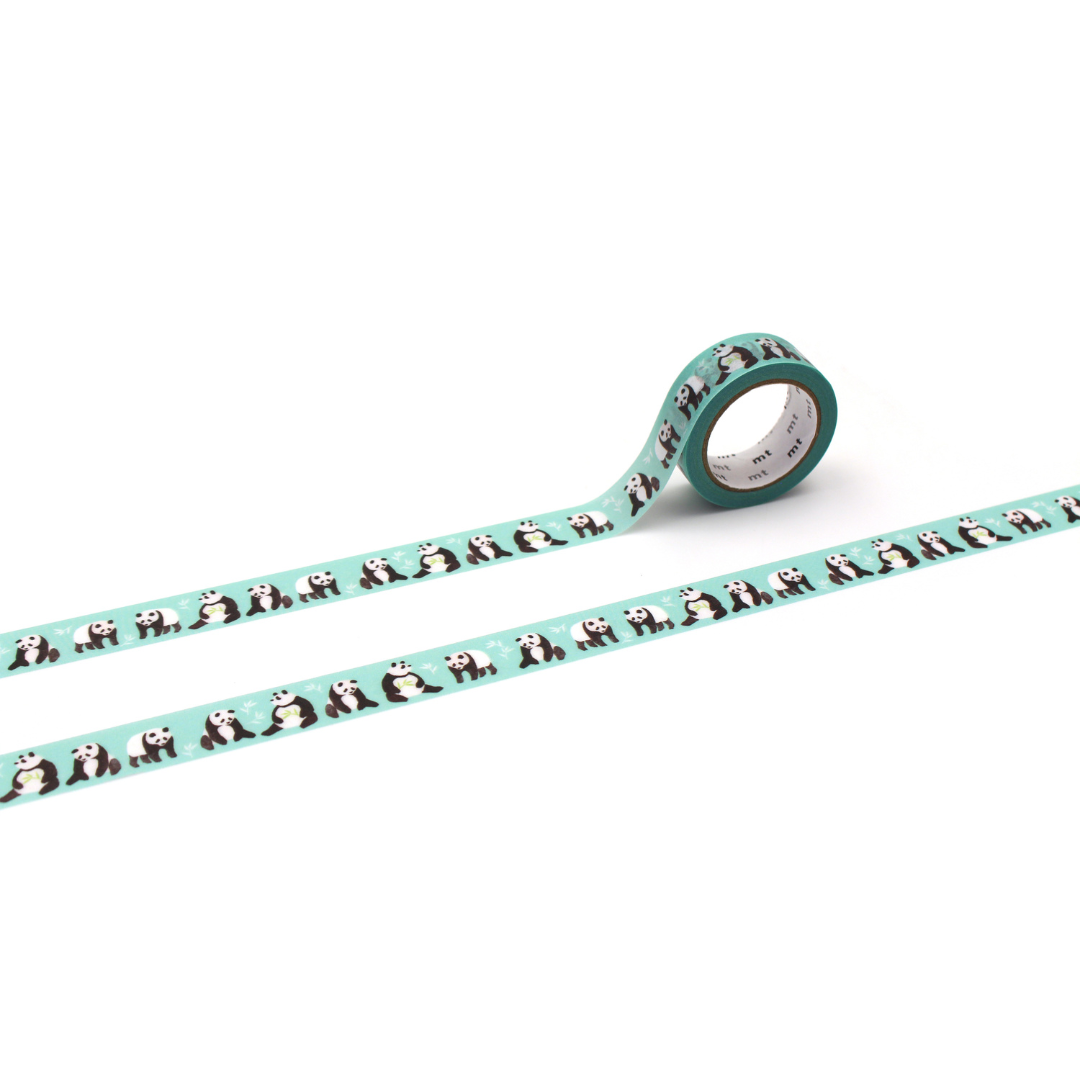 Mt x Maruichikyu Washi Tape - Panda — roll front