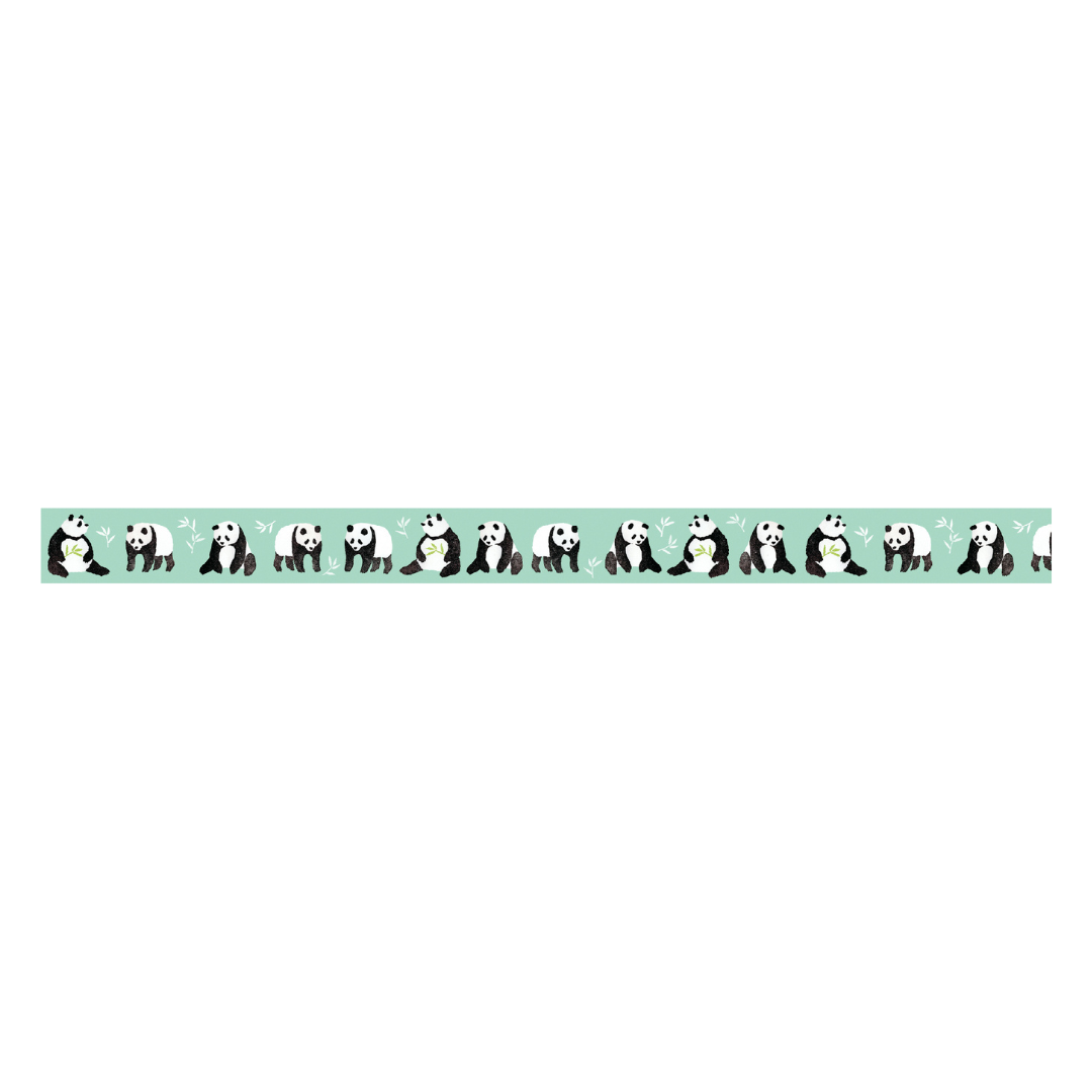 Mt x Maruichikyu Washi Tape - Panda — with packaging