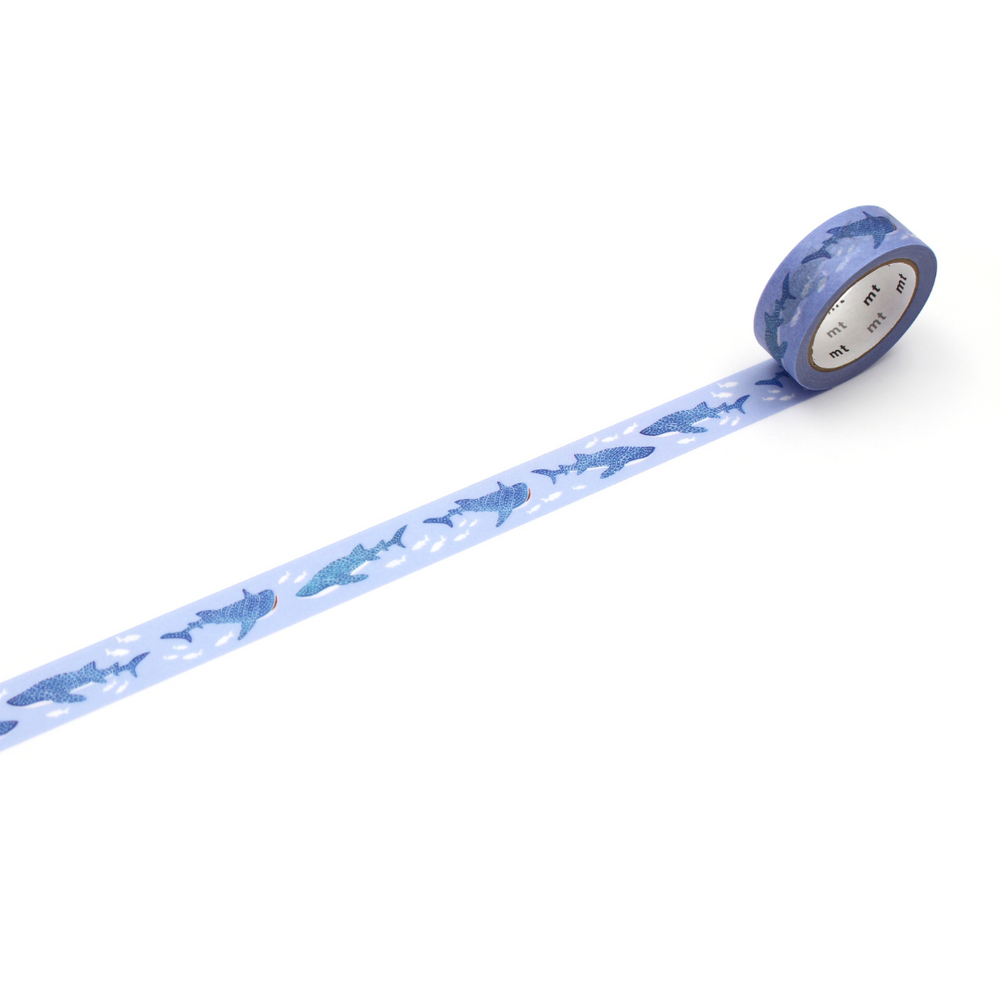 Mt x Maruichikyu Washi Tape - Whale Shark — pattern detail
