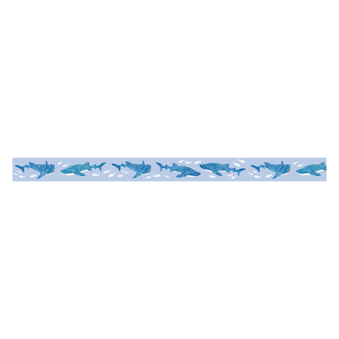 Mt x Maruichikyu Washi Tape - Whale Shark — with packaging