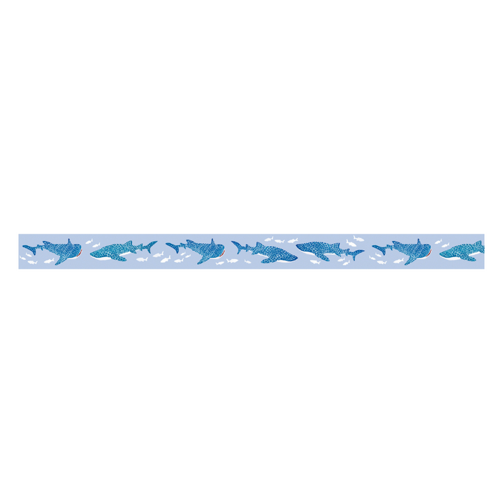 Mt x Maruichikyu Washi Tape - Whale Shark — with packaging