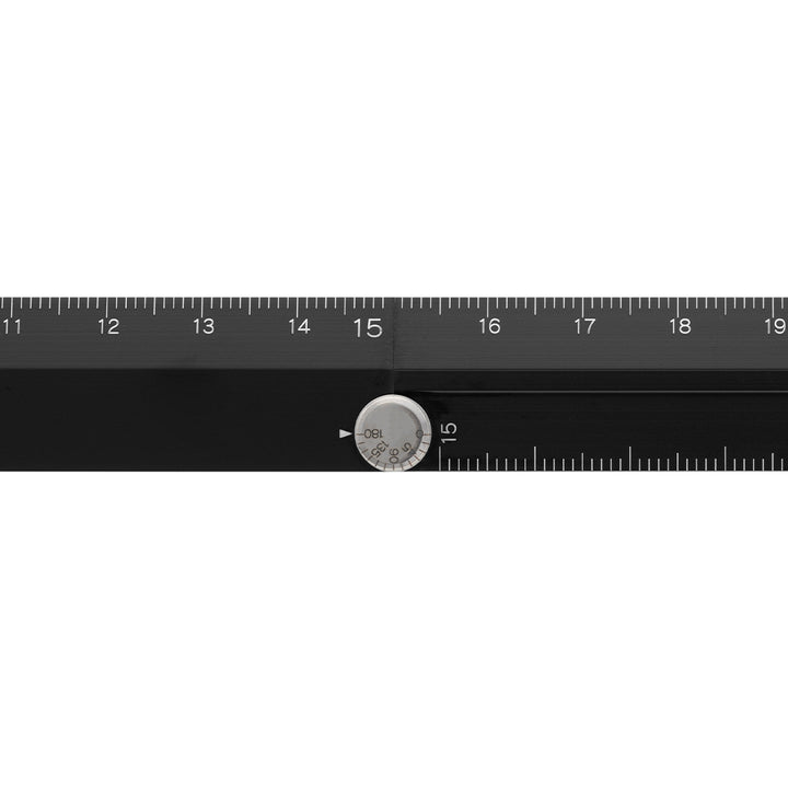 Midori Aluminum Multiple Ruler (30cm) — flat lay