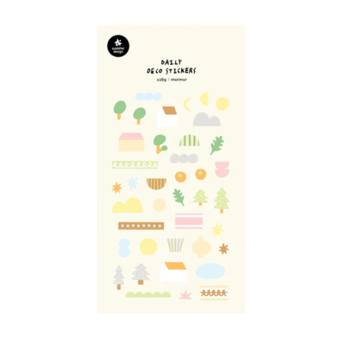 Suatelier Daily Deco Sticker - murmur — front view