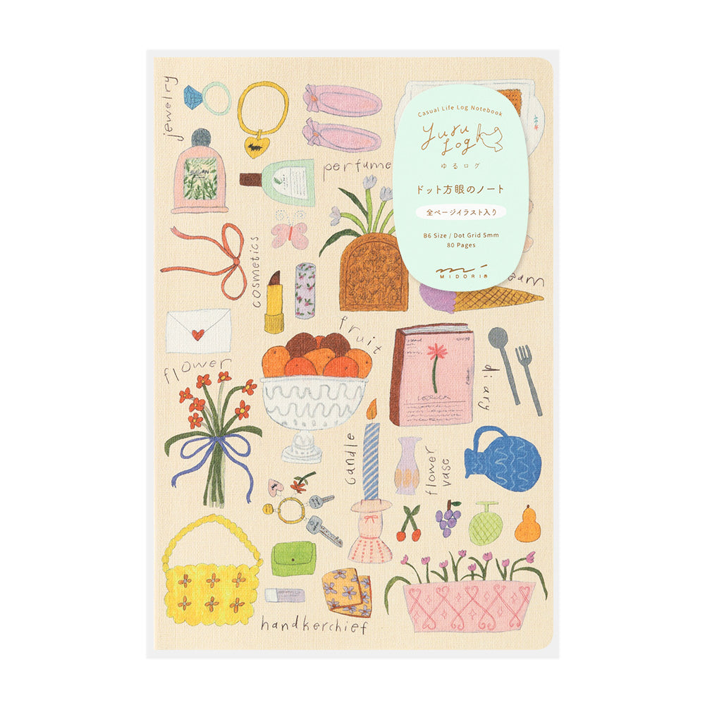 Midori Yuru Log Notebook [B6] - My Life — front cover