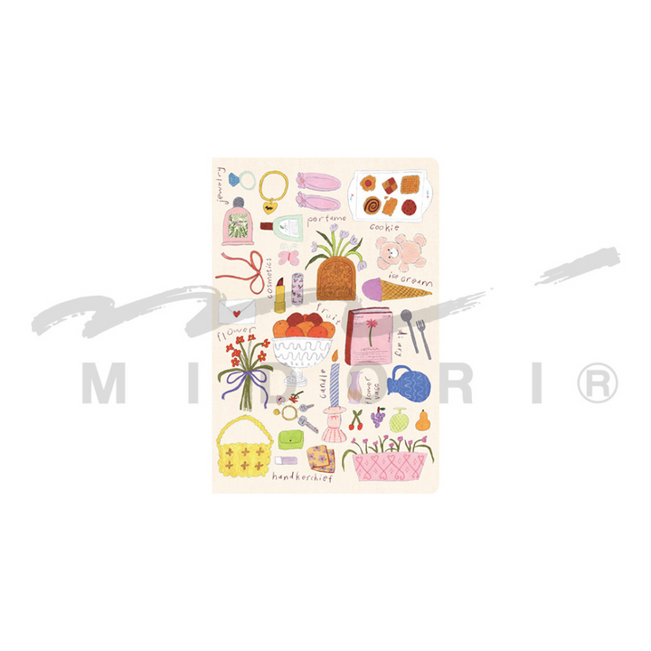 Midori Yuru Log Notebook [B6] - My Life — ruling detail