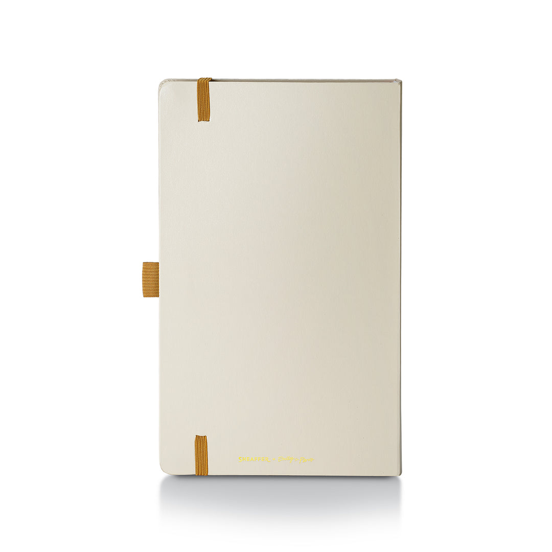 Sheaffer Emily in Paris Medium Journal 90 GSM Ink Friendly Paper with Embossed Eiffel Tower - Beige — open spread