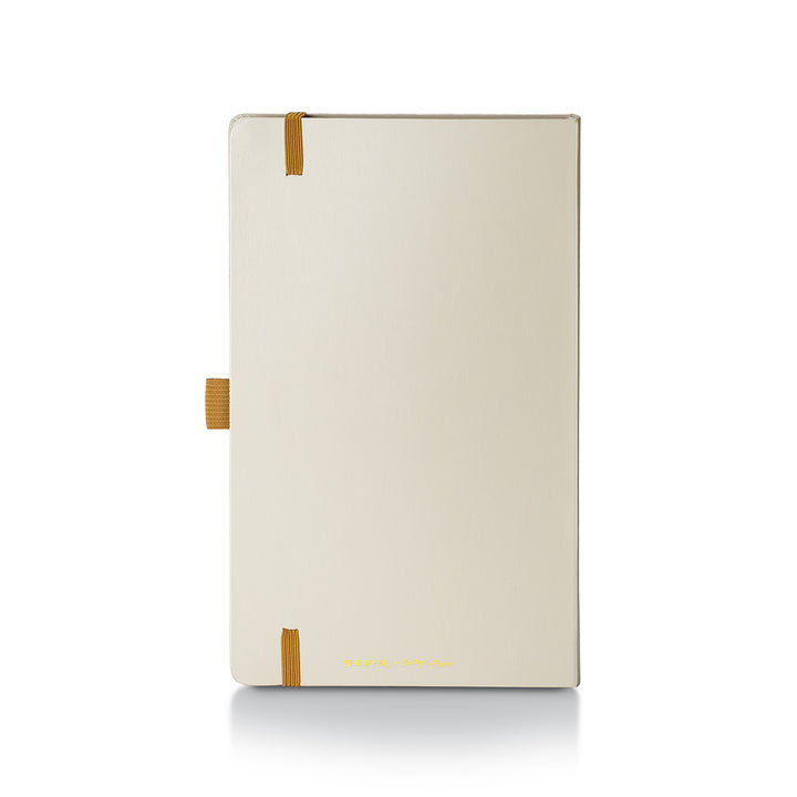 Sheaffer Emily in Paris Medium Journal 90 GSM Ink Friendly Paper with Embossed Eiffel Tower - Beige — open spread