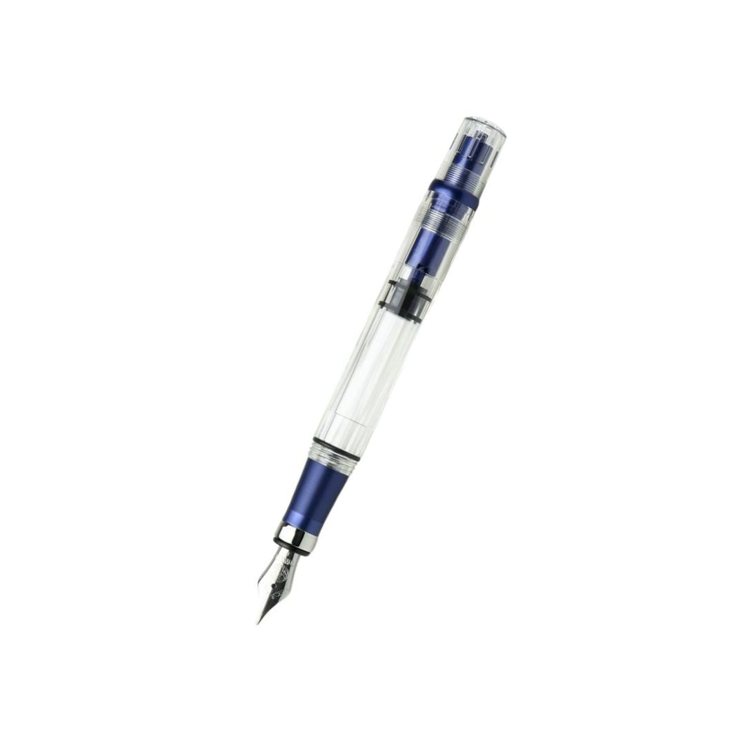 TWSBI Diamond 580 AL R  Fountain Pen in Navy Blue — TWSBI fountain pen — precision nib writing instrument, at Cityluxe Singapore stationery store