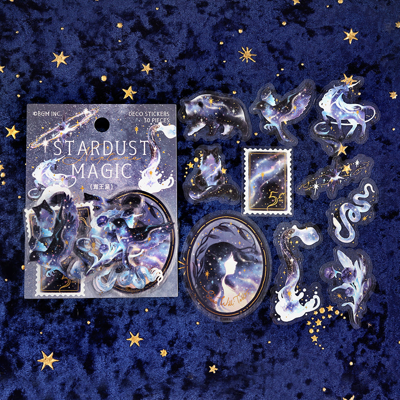 BGM Foil Stamping Clear Seal: Stardust Magic - Neptune — front view