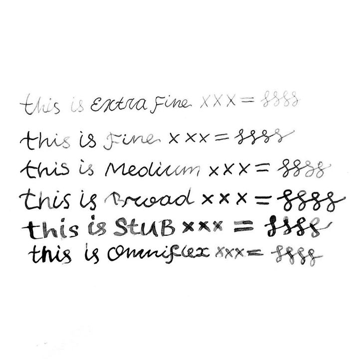 Monteverde 30ml Ink Bottle Onyx — colour swatch on paper