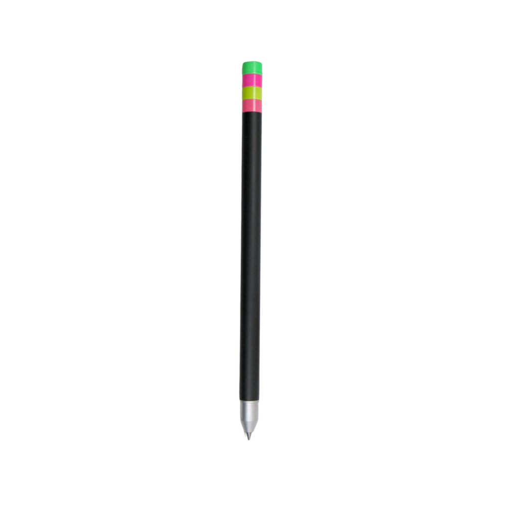 Acme Studio Rollerball Pen - Rugby Red — uncapped with cap posted