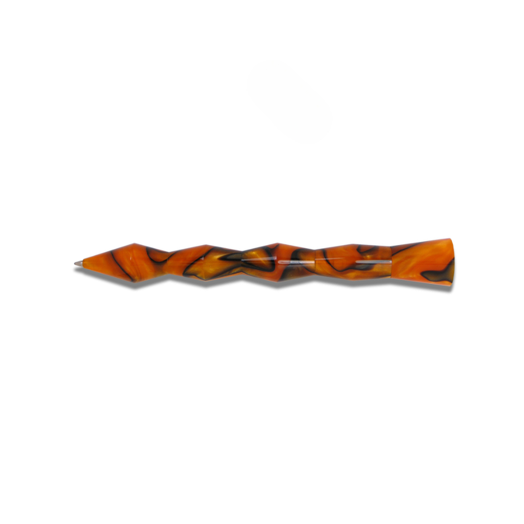 Acme Studio Kuzi Retractable Rollerball Pen - Orange — tip detail
