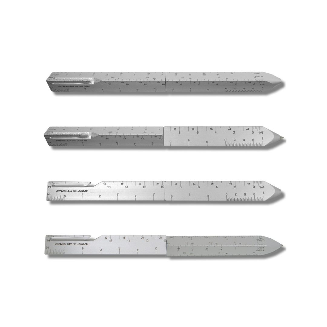 Acme Studio Retractable Ballpoint Pen - Scale — with packaging