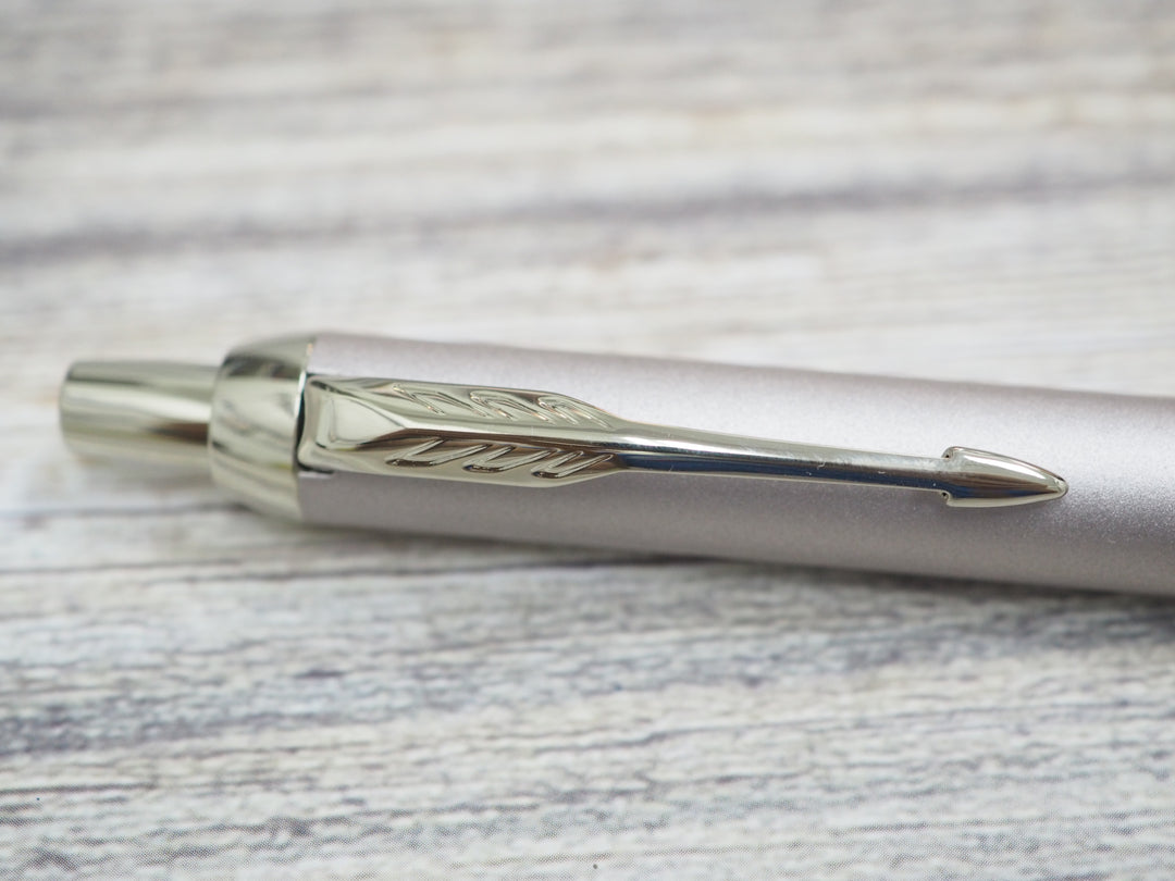 Parker IM PROFESSIONAL Ballpoint Pen in Monochrome Champagne — Parker ballpoint pen — reliable smooth-writing everyday pen, at Cityluxe Singapore