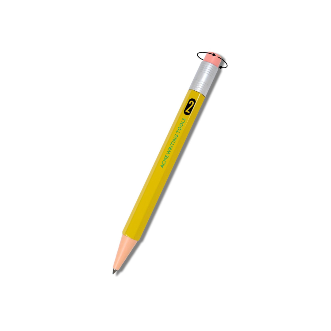 Acme Studio Rollerball Pen - Number 2 — uncapped with cap posted