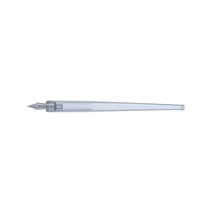 Pilot Iro-Utsushi Dip Fountain Pen - Clear Blue — nib close-up