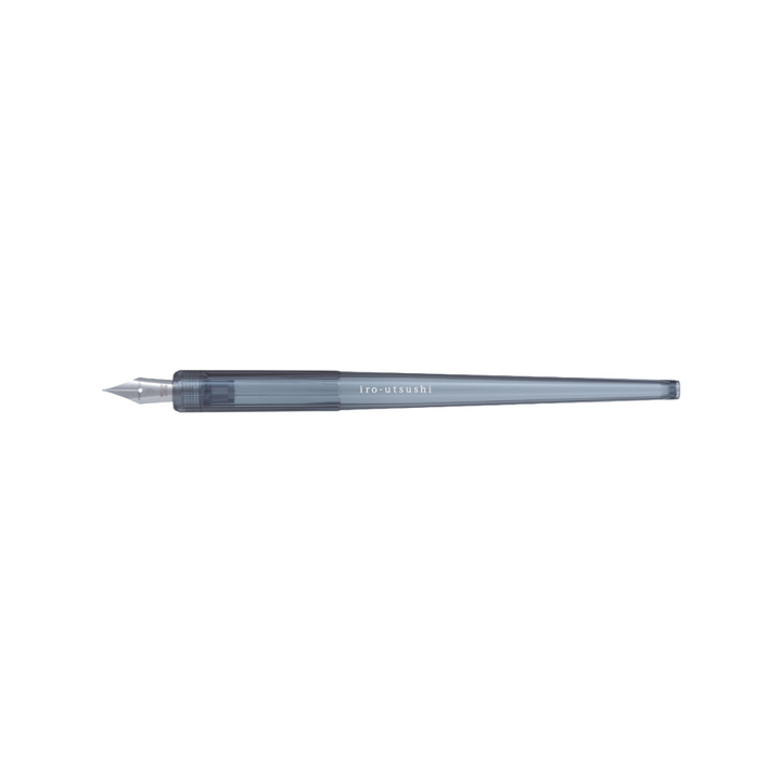 Pilot Iro-Utsushi Dip Fountain Pen - Clear Black — nib close-up