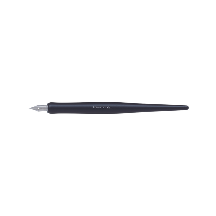 Pilot Iro-Utsushi Dip Fountain Pen - BK Wood — nib close-up