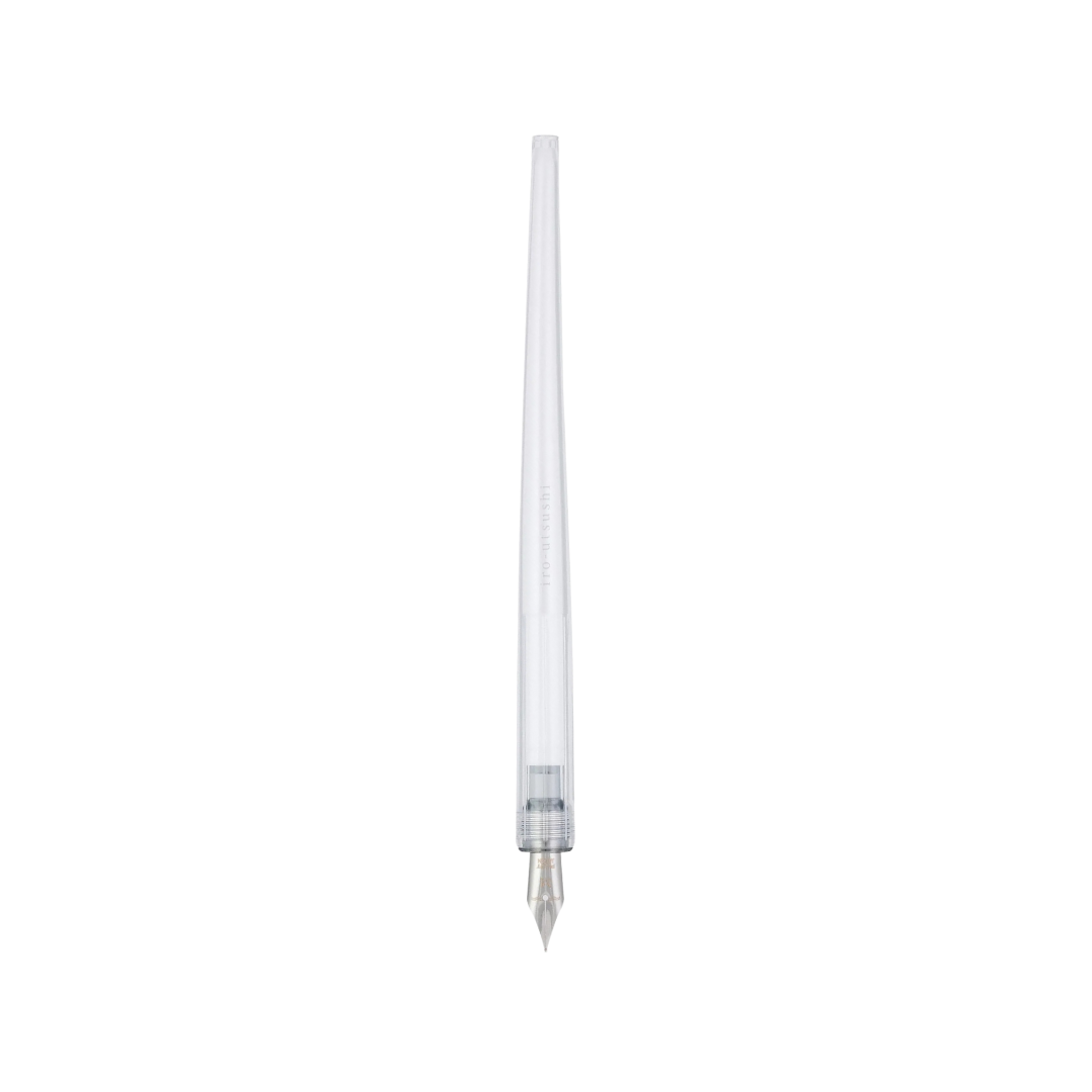 Pilot Iro-Utsushi Dip Fountain Pen - Clear — uncapped with cap posted