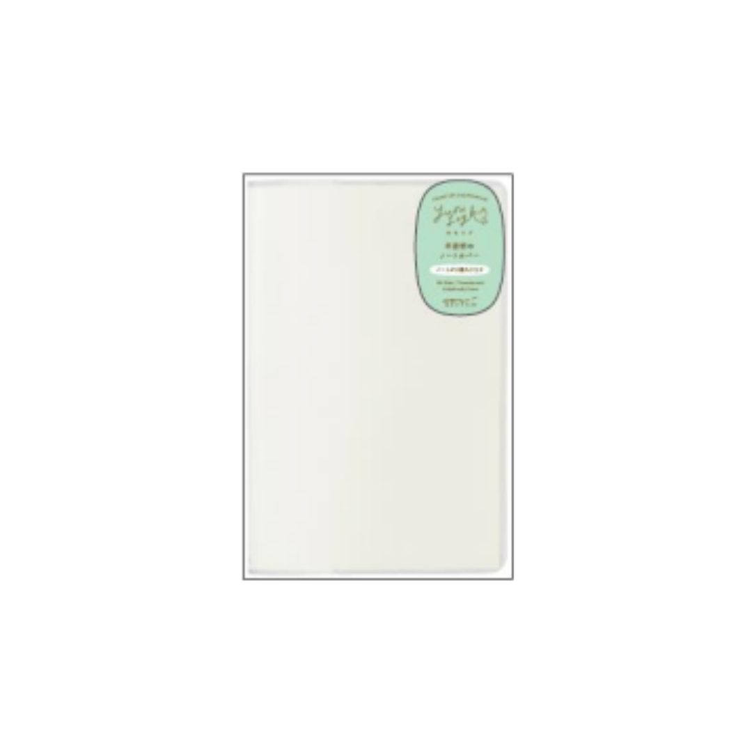 Midori Yuru Log Notebook Cover <B6> - PVC — ruling detail