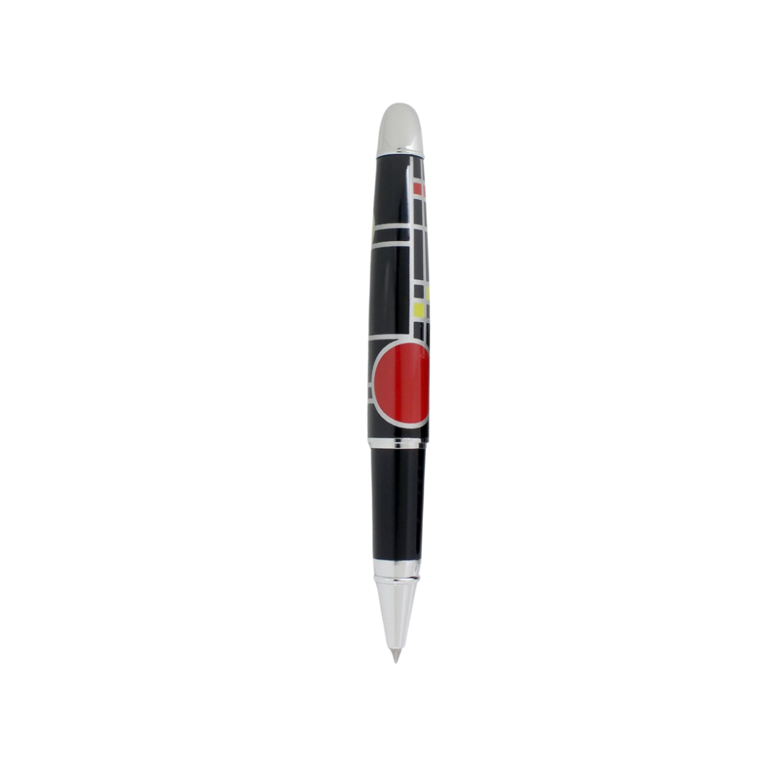 Acme Studio Rollerball Pen - Playhouse — uncapped with cap posted