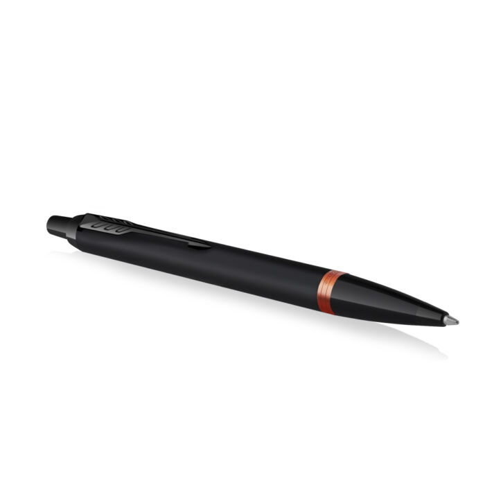 Parker IM PROFESSIONALS Vibrant Ring BT Ballpoint Pen Flame Orange — barrel detail