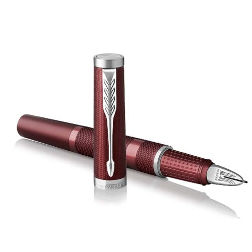Parker Ingenuity Large Red Deluxe DP CT 5th Technology Pen — angle view