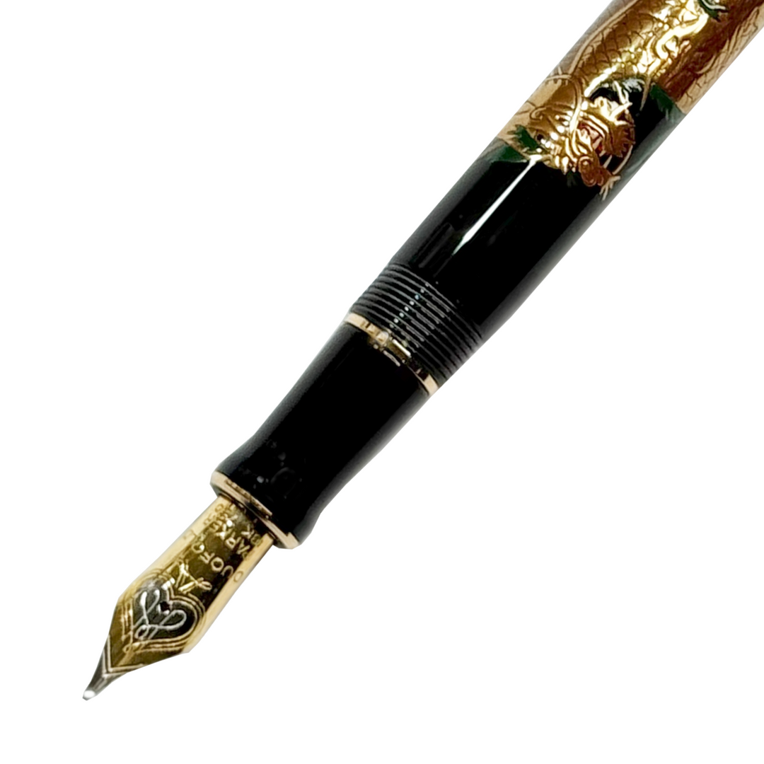 Parker Duofold 12 Chi Unicorn Limited Edition Fountain Pen - Medium Nib (FPD 2024) — nib close-up