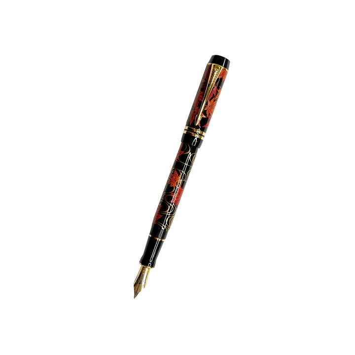 Parker Duofold Makie "The Maple Tree" Fountain Pen - Medium Nib (FPD 2024) — capped