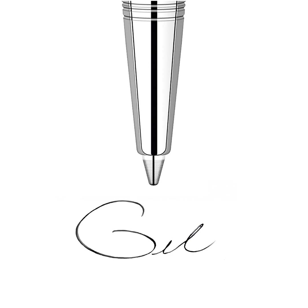 Parker Eco Refill PL Gel Ball Medium  0.7 - Black (Pack of 2) — writing at an angle