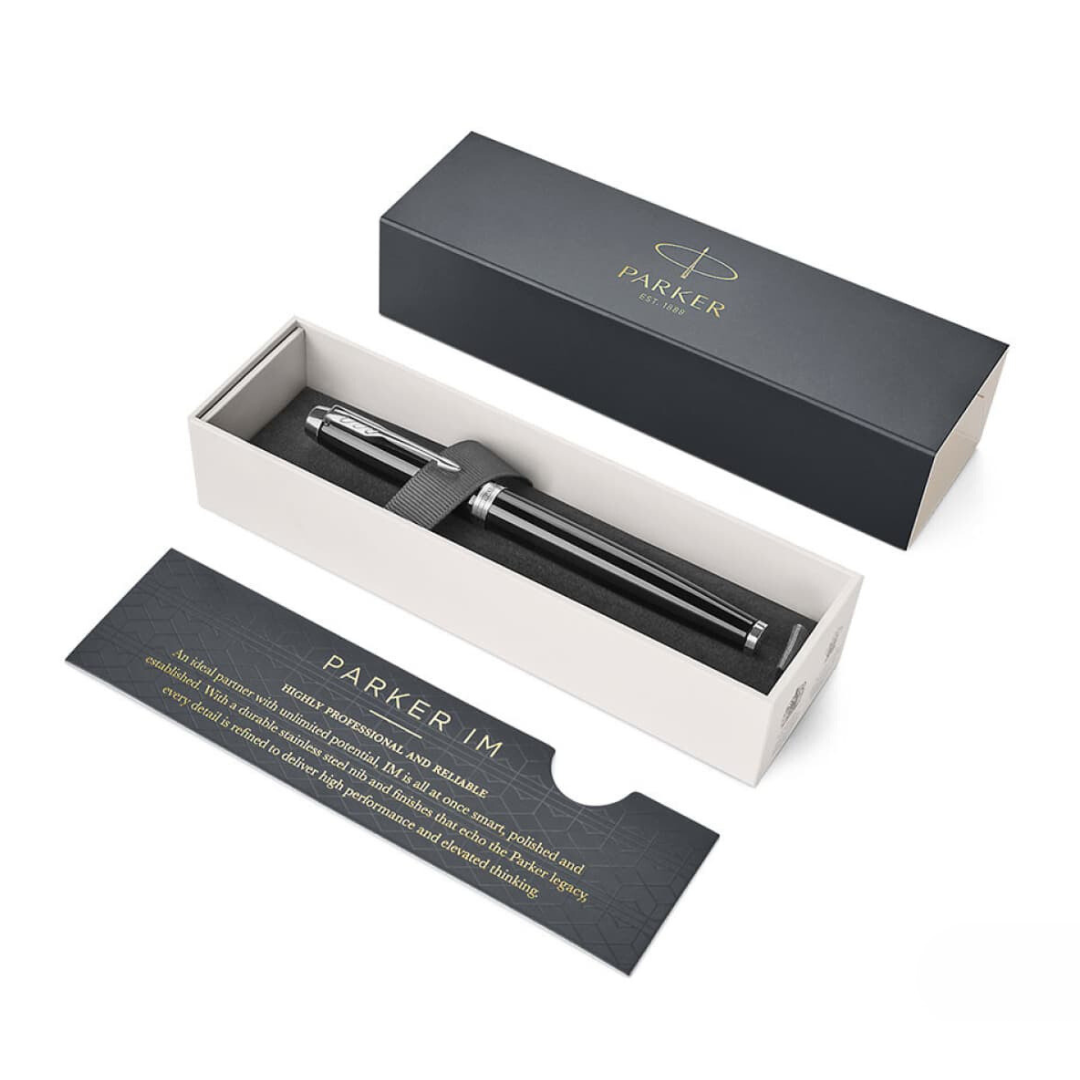 Parker IM Black CT Rollerball Pen — Parker rollerball pen — fluid gel ink writing instrument, at Cityluxe Singapore