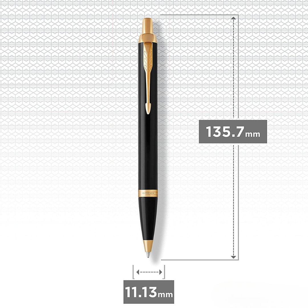 Parker IM Black GT Ballpoint Pen — Parker ballpoint pen — reliable smooth-writing everyday pen, at Cityluxe Singapore
