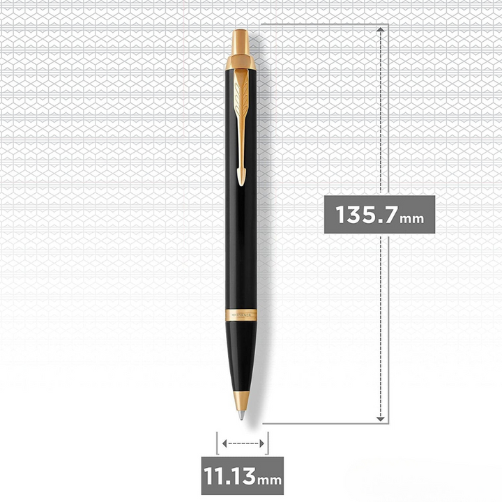 Parker IM Black GT Ballpoint Pen — Parker ballpoint pen — reliable smooth-writing everyday pen, at Cityluxe Singapore