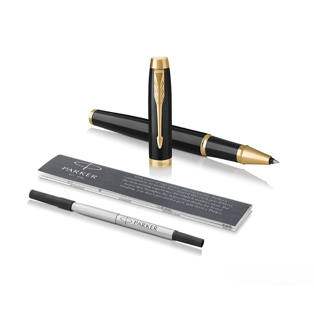 Parker IM Black GT Rollerball Pen — Parker rollerball pen — fluid gel ink writing instrument, at Cityluxe Singapore