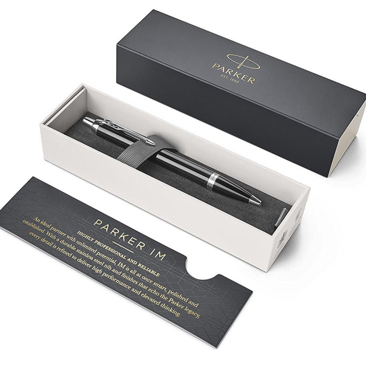 Parker IM Black CT Ballpoint Pen — Parker ballpoint pen — reliable smooth-writing everyday pen, at Cityluxe Singapore