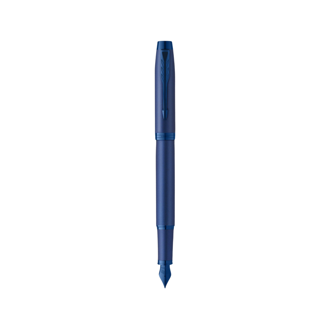 Parker IM PROFESSIONAL Fountain Pen Monochrome Blue — nib close-up