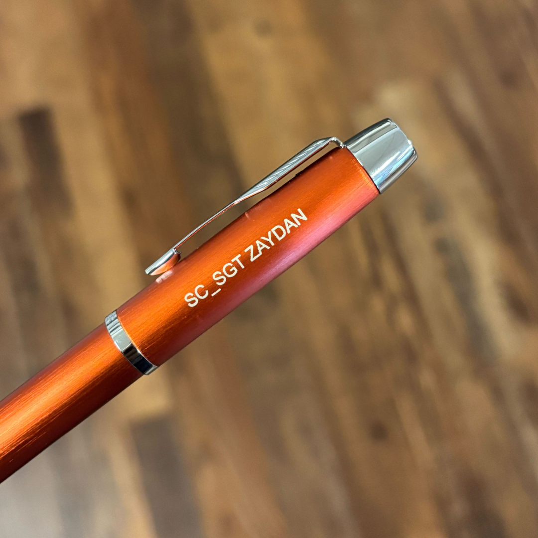 Parker IM Premium Fountain Pen - Big Red with Chrome Trims — with packaging