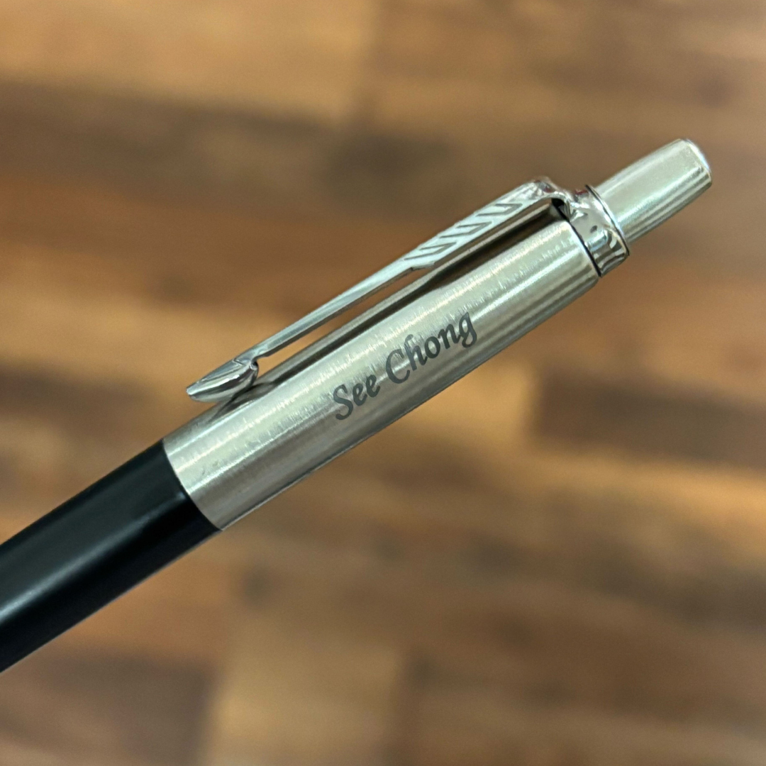 Parker Jotter Bond Street Black CT Ballpoint Pen — Parker ballpoint pen — reliable smooth-writing everyday pen, at Cityluxe Singapore