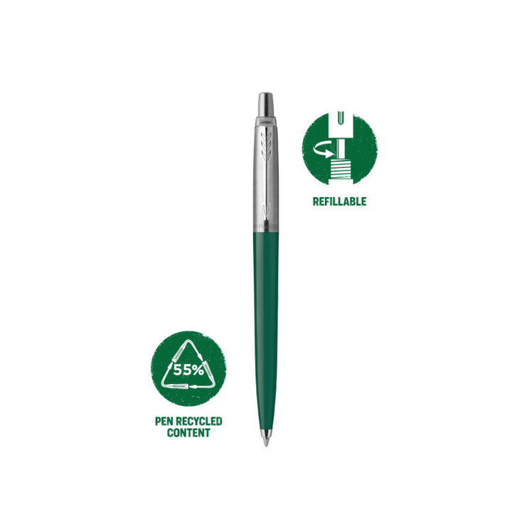 Parker Jotter Originals Ballpoint Pen - Forest Green — tip detail