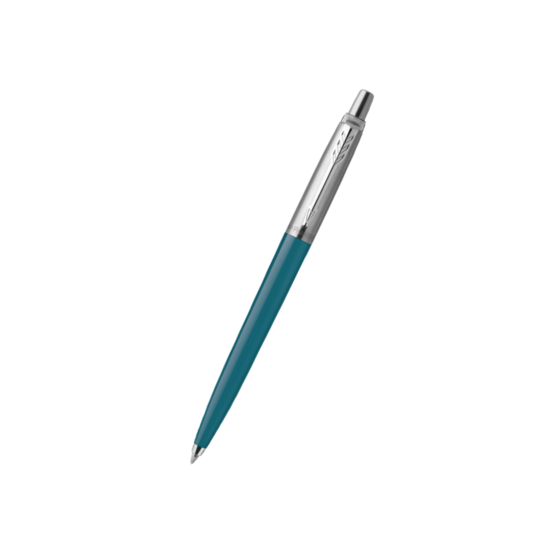 Parker Jotter Originals Ballpoint Pen in Peacock Blue — Parker ballpoint pen — reliable smooth-writing everyday pen, at Cityluxe Singapore