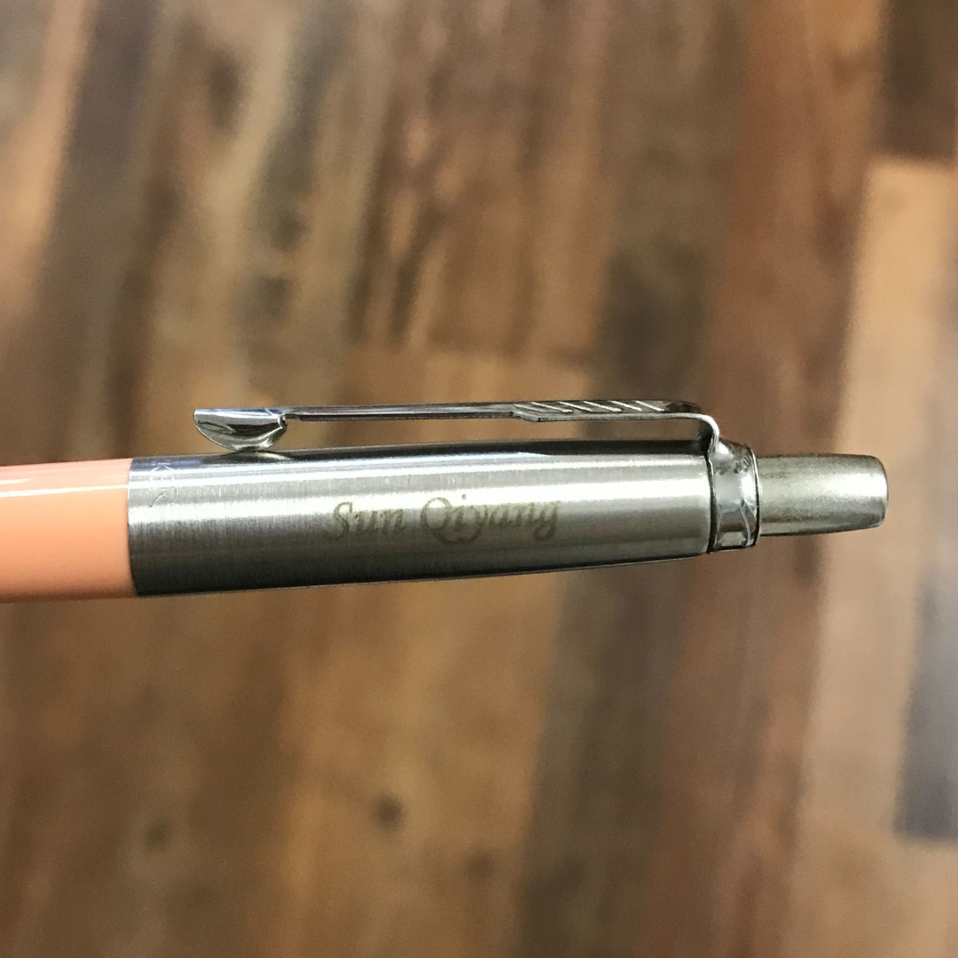 Parker Jotter Originals Ballpoint Pen - Pink Blush — barrel detail