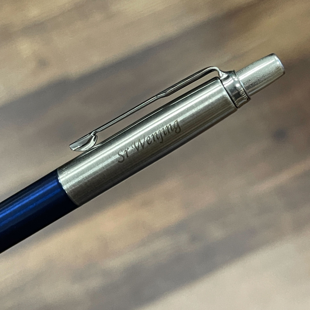 Parker Jotter Royal Blue CT Ballpoint Pen — Parker ballpoint pen — reliable smooth-writing everyday pen, at Cityluxe Singapore