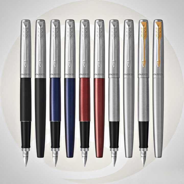 Parker Jotter Royal Blue CT Fountain Pen — Parker fountain pen — precision nib writing instrument, at Cityluxe Singapore stationery store