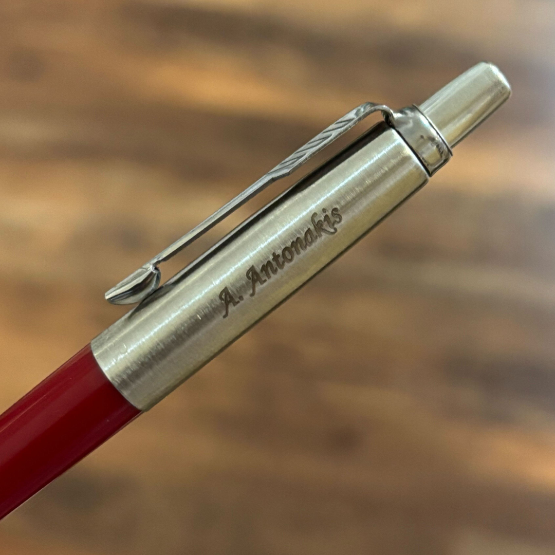 Parker Jotter Special Red Ballpoint Pen — Parker ballpoint pen — reliable smooth-writing everyday pen, at Cityluxe Singapore